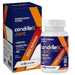 CONDRILEX JOINT 600MG+40MG+300MG C/90 CÁPSULAS VALIDADE 01/2026)