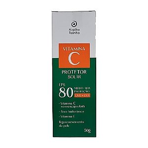 ABELHA RAINHA PROTETOR SOLAR + VITAMINA C FPS80 C/50G