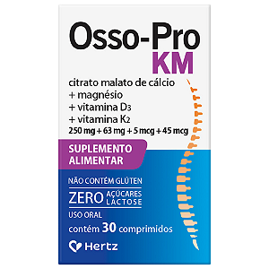 OSSO PRO KM SUPLEMENTO ALIMENTAR C/30 COMPRIMIDOS
