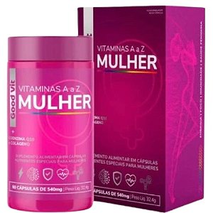 GOODVIT MULHER A-Z SUPLEMENTO ALIMENTAR C/60 CÁPSULAS