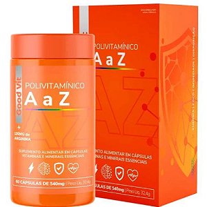 GOODVIT POLIVITAMÍNICO A-Z SUPLEMENTO ALIMENTAR C/60 CÁPSULAS