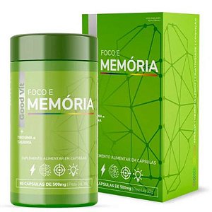 GOODVIT FOCO E MEMÓRIA SUPLEMENTO ALIMENTAR C/60 CÁPSULAS