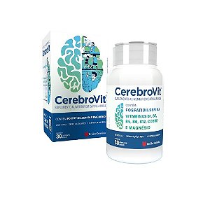 CEREBROVIT SUPLEMENTO ALIMENTAR C/30 CÁPSULAS MOLES