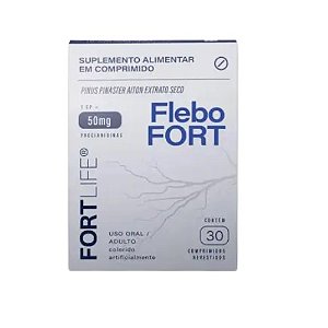 FLEBOFORT SUPLEMENTO ALIMENTAR 50MG C/30 COMP.REVEST. FORTLIFE