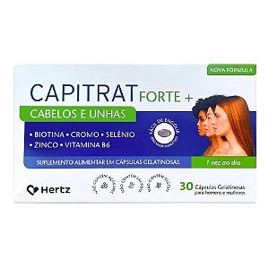 CAPITRAT FORTE+ CABELOS E UNHAS C/30 CÁPSULAS GELATINOSAS