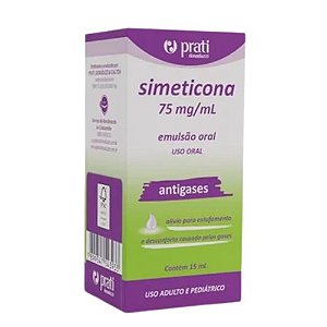 SIMETICONA 75MG/ML 15ML EMULSÃO ORAL SB.CEREJA (PRATI)