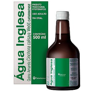 ÁGUA INGLESA CATARINENSE 500ML QUINA AMARELA CINCHONA CALISAYA