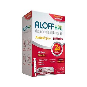 ALOFF XAROPE 0,5MG/ML PEDIÁTRICO 60ML SB.TUTTI-FRUTTI DESLORATADINA