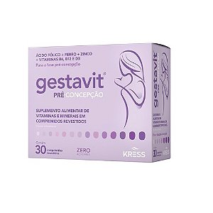 GESTAVIT PRÉ-CONCEPÇÃO SUPLEMENTO ALIMENTAR METILFOLATO C/30 COMP.REVEST.