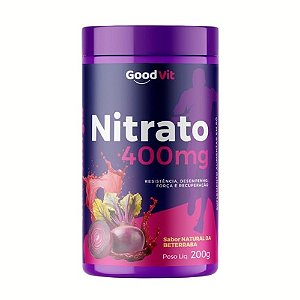 NITRATO 400MG GOODVIT SUPLEMENTO ALIMENTAR 200G. SB.NATURAL BETERRABA
