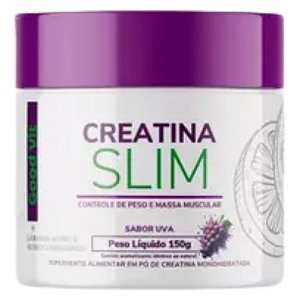 CREATINA SLIM GOODVIT 150G. SB.UVA CONTROLE PESO E MASSA MUSCULAR