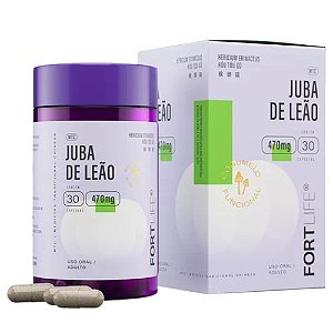 JUBA DE LEÃO 470MG C/30 CÁPSULAS FORTLIFE