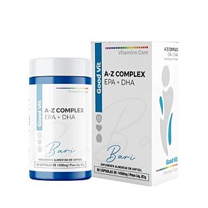 A-Z COMPLEX EPA+DHA BARI SUPLEMENTO ALIMENTAR BARIÁTRICO C/60 CÁPSULAS