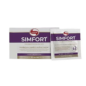 SIMFORT 5 CEPAS PROBIÓTICO EM PÓ C/30 SACHÊS DE 2G. VITAFOR ORIGINAL