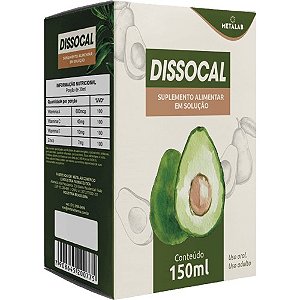 DISSOCAL SUPLEMENTO ALIMENTAR SOLUÇÃO 150ML METALAB