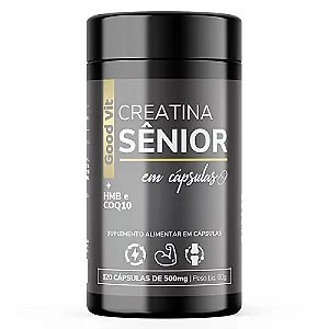 CREATINA SENIOR + HMB + COQ10 GOODVIT SUPLEMENTO ALIMENTAR C/120 CÁPSULAS