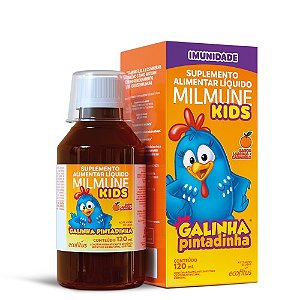 MILMUNE KIDS GALINHA PINTADINHA ECOFITUS 120ML SB.LARANJA CARAMELO