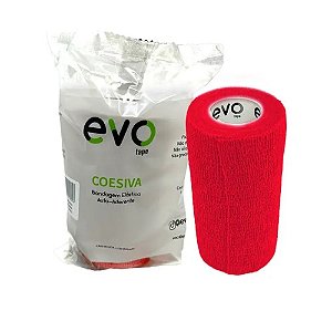 BANDAGEM ELÁSTICA COESIVA EVO TAPE AUTO-ADERENTE 10CX X 4,5M