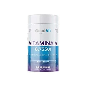 VITAMINA A SUPLEMENTO ALIMENTAR GOODVIT C/60 CÁPSULAS RETINOL