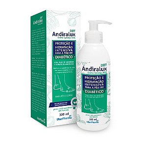 ANDIRALUX DBT CREME PROTEÇÃO HIDRATAÇÃO INTENSIVA PARA DIABÉTICOS 300ML