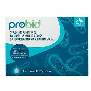 PROBID SUPLEMENTO ALIMENTAR EM PROBIÓTICO C/30 CÁPSULAS