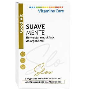 GOODVIT VITAMINS CARE SLOW SUAVEMENTE SUPLEMENTO ALIMENTAR C/60 CÁPS.
