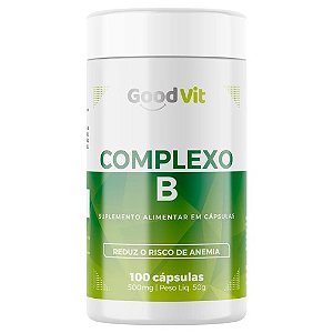 COMPLEXO B GOODVIT SUPLEMENTO ALIMENTAR C/100 CÁPSULAS
