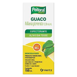 PEITORAL MARTEL GUACO XAROPE EXPECTORANTE 150ML SB.MEL