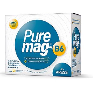 PUREMAG B6 SUPLEMENTO ALIMENTAR KRESS C/30 COMPRIMIDOS REVESTIDOS