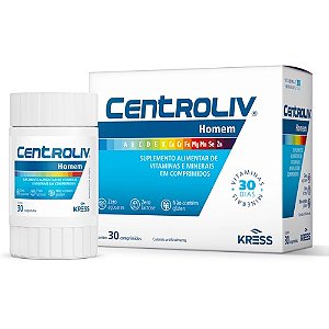 CENTROLIV HOMEM SUPLEMENTO ALIMENTAR KRESS C/30 COMPRIMIDOS