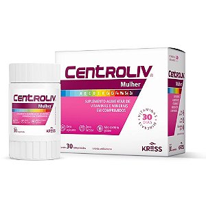 CENTROLIV MULHER SUPLEMENTO ALIMENTAR KRESS C/30 COMPRIMIDOS