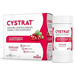 CYSTRAT SUPLEMENTO ALIMENTAR CRANBERRY KRESS C/60 COMPRIMIDOS