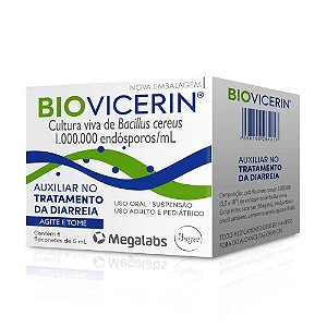 BIOVICERIN 1.000.000 ENDÓPOROS C/6 FLAC. 5ML CULTURA VIVA BACILLUS CEREUS