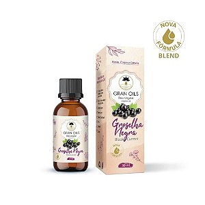 ÓLEO VEGETAL GRAN OILS 30ML GROSELHA NEGRA NATUREZA QUE TRANSFORMA