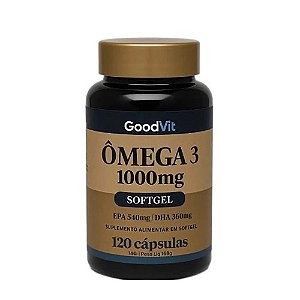 ÔMEGA 3 GOODVIT 1000MG C/120 CÁPS.SOFTGEL EPA 540MG + DHA 360MG