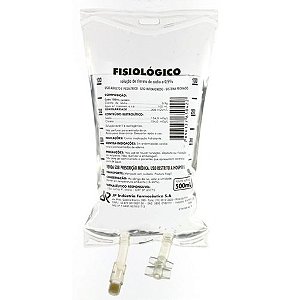 FISIOLÓGICO SOLUÇÃO DE CLORETO DE SÓDIO 0,9% USO INTRAVENOSO 500ML JP