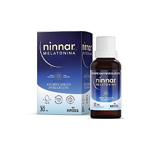 NINNAR MELATONINA KRESS SUPLEMENTO ALIMENTAR 30ML SB. MARACUJA