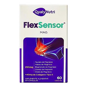 FLEX SENSOR MAG SUPLEMENTO ALIMENTAR QUALYNUTRI C/60 CÁPSULAS