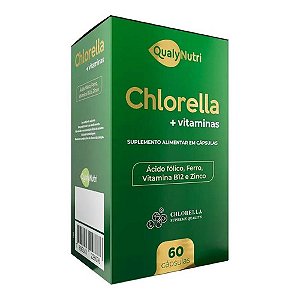 CHLORELLA + VITAMINAS SUPLEMENTO ALIMENTAR QUALYNUTRI C/60 CÁPSULAS