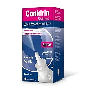 CONIDIRIN SALINA SOLUÇÃO CLORETO SÓDIO 0,9% SPRAY 50ML