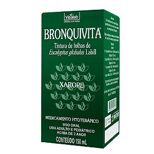 BRONQUIVITA XAROPE TINTURA DE EUCALYPTUS GLOBULUS 150ML