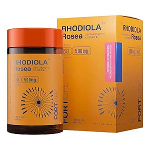RHODIOLA ROSEA 500MG SUPLEMENTO FORTLIFE C/60 CÁPSULAS