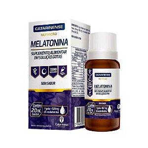 MELATONINA CATARINENSE NUTRIÇÃO SUPLEMENTO ALIMENTAR GOTAS 20ML SEM SABOR