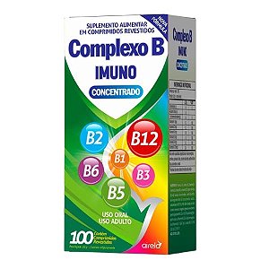 COMPLEXO B IMUNO CONCENTRADO AIRELA C/100 COMPRIMIDOS REVESTIDOS