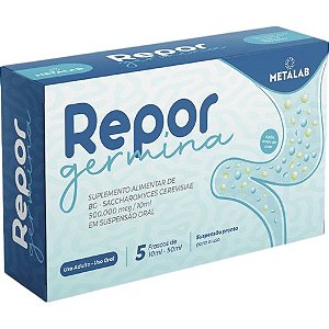 REPOR GERMINA SUPLEMENTO ALIMENTAR METALAB C/5 FRASCOS 10ML