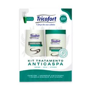 TRICOFORT KIT TRATAMENTO ANTICASPA SHAMPOO + CONDICIONADOR 250ML