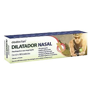 DILATADOR NASAL DOUTORSAN C/10 UNIDADES TAM.M