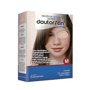 DOUTORSAN PROTETOR OCULAR TAMANHO M C/10 UNIDADES
