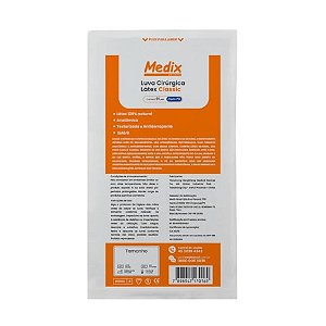 LUVA CIRÚRGICA LÁTEX CLASSIC ESTÉRIL MEDIX