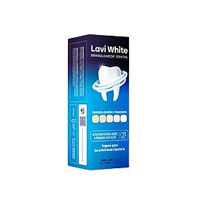 LAVI WHITE BRANQUEADOR DENTAL 30ML + MOLDEIRA SILICONE